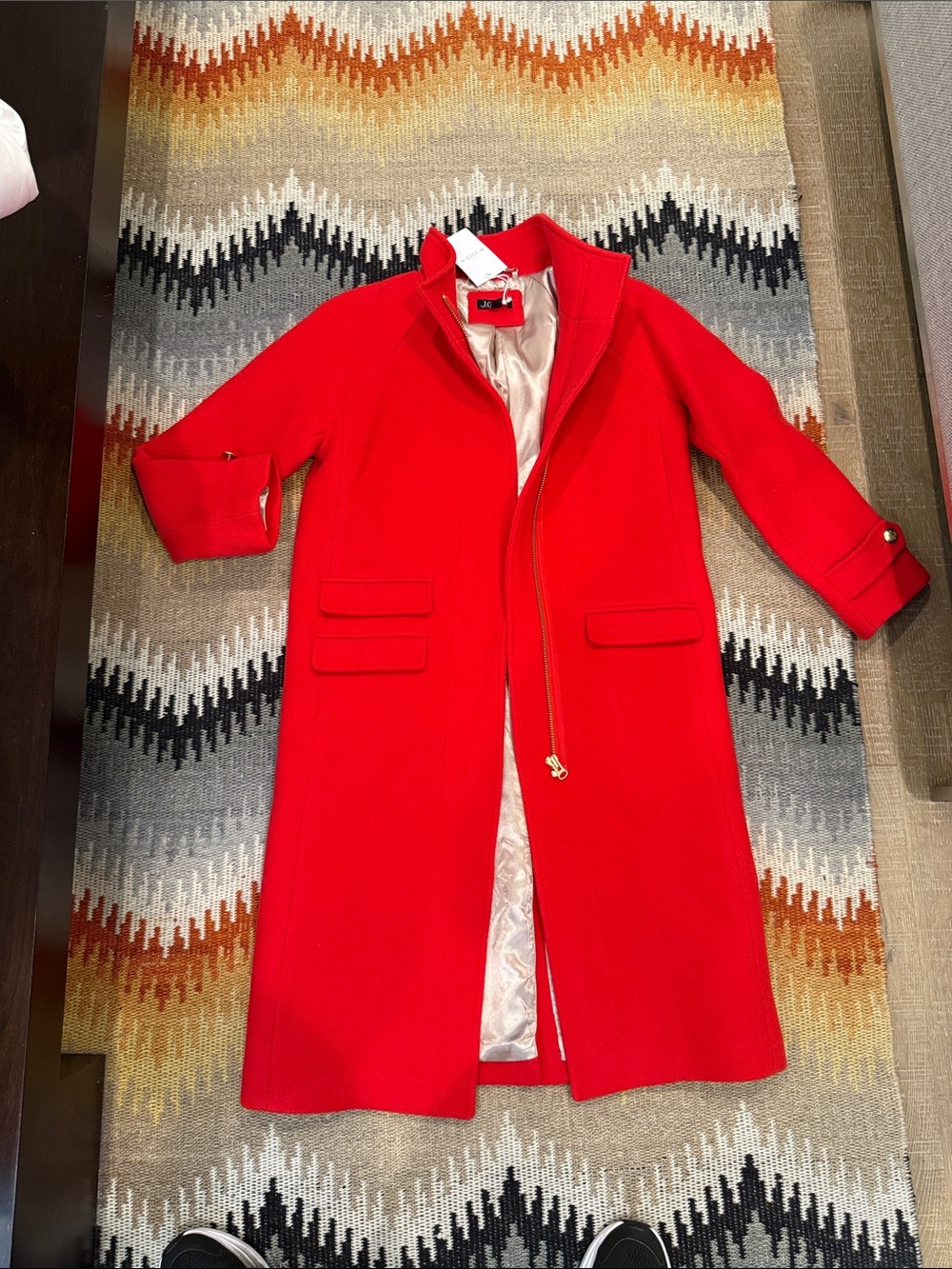 Gorgeous NWT J CREW Stadium Cloth Coat 00